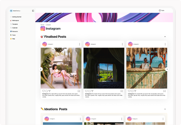 AI content generation tool